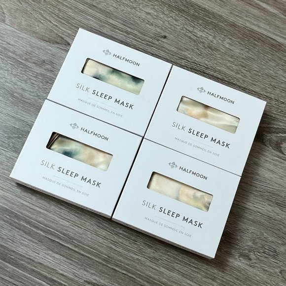 100% SILK SLEEP MASK • Limited Edition by HALFMOON - Picture 5 of 10